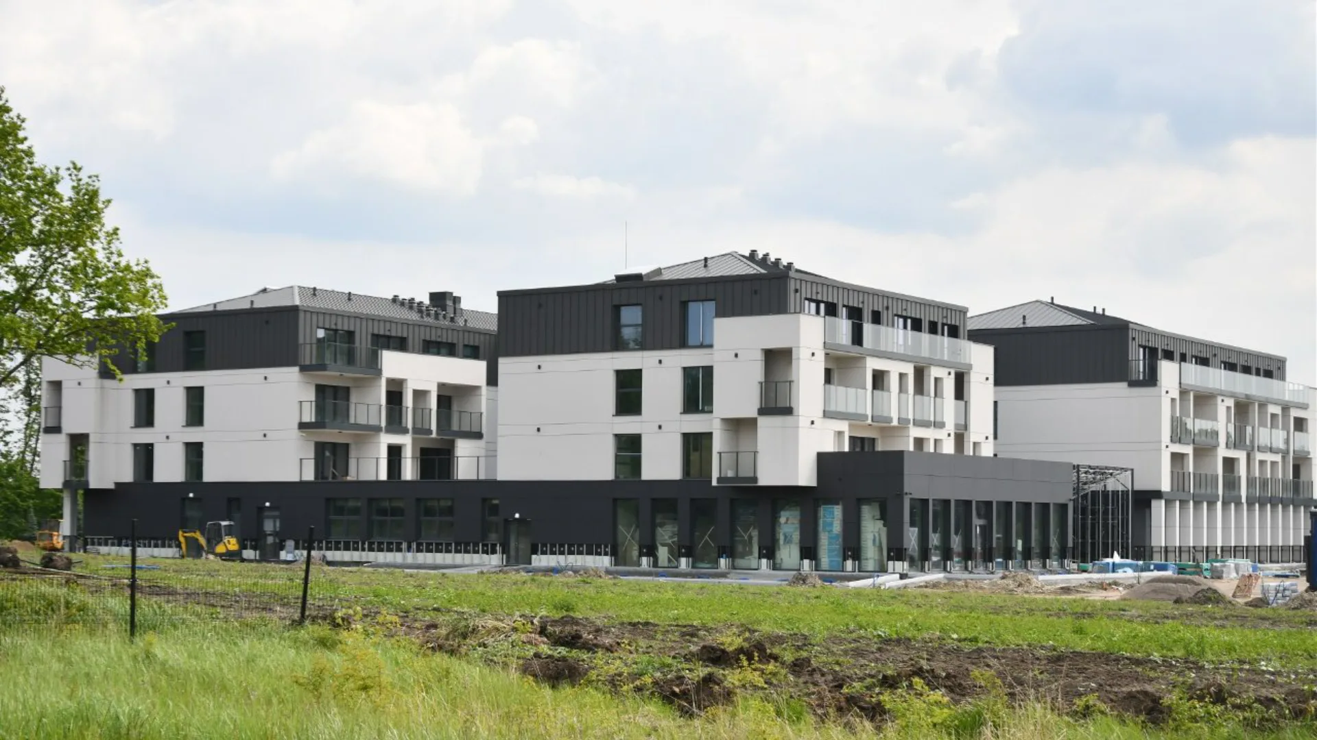Uzdrowisko Solec-Zdrój — widok budynków podczas realizacji
